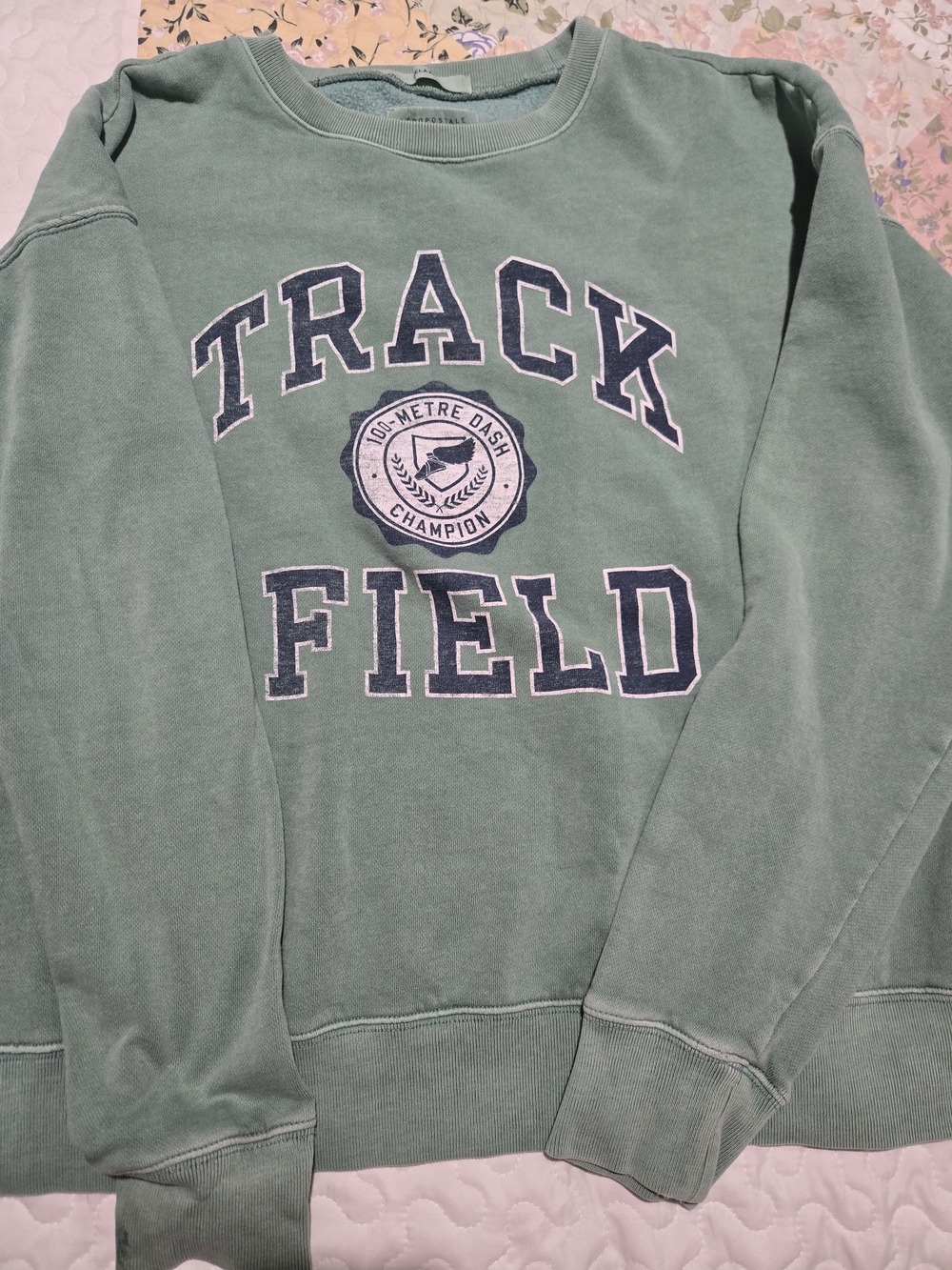 Aeropostale Relaxed Mint Green Pullover Sweatshirt
